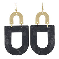 Geometric Earrings - Black