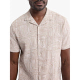 Fair Harbor - Castaway Textured Camp Shirt - Wavy Sands