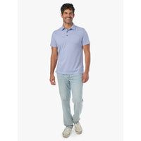 Fair Harbor - Kismet Polo - Blue Pink Stripe