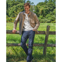 Flag & Anthem - Chatsworth Long Sleeve Soft Waffle Henley - Oatmeal Heather