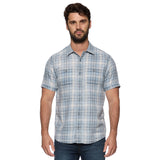 Flag & Anthem - Stanwood Short Sleeve Vintage Soft Shirt - Blue/Grey