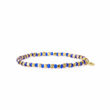 Ink + Alloy - Louise Crystal Gold Stretch Bracelet - Lapis