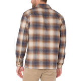 Liverpool - Men's Flap Pocket Overshirt- Chestnut Ivory