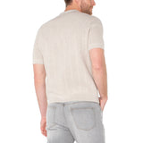 Liverpool - Men's S/S Johnny Collar Sweater Polo - Oatmeal