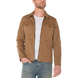 Liverpool - Men's Zip Jacket - Chestnut
