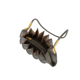 Melie Bianco - Carrie Pleated Vegan Leather Shoulder Bag - Tan