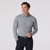 Mizzen + Main - Halyard Long Sleeve Dress Shirt - Black Peter Gingham