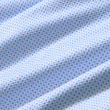 Mizzen + Main - Halyard Short Sleeve Polo - Skyline Blue Tight Diamond