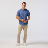 Mizzen + Main - Leeward SS Dress Shirt - Coastal Fjord Medallion
