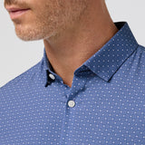 Mizzen + Main - Leeward SS Dress Shirt - Coastal Fjord Medallion