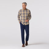 Mizzen + Main - City Flannel - Khaki Timothy