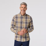 Mizzen + Main - City Flannel - Khaki Timothy