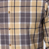 Mizzen + Main - City Flannel - Khaki Timothy