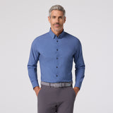 Mizzen + Main - Leeward LS Dress Shirt - Coastal Fjord Double Diamond