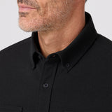 Mizzen + Main - Upstate Flannel - Black Heather