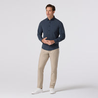 Mizzen + Main - City Flannel - Navy Heather