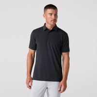 Mizzen + Main - Copa Short Sleeve Polo - Black