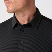 Mizzen + Main - Copa Short Sleeve Polo - Black