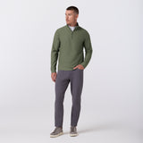 Mizzen + Main - Easton Quarter Zip - Olive