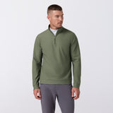 Mizzen + Main - Easton Quarter Zip - Olive