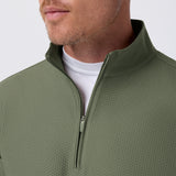 Mizzen + Main - Easton Quarter Zip - Olive