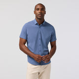 Mizzen + Main - Porter SS Shirt - Coastal Fjord