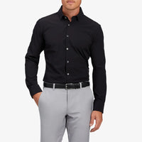 Mizzen + Main - Leeward Long Sleeve Dress Shirt - Black