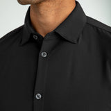 Mizzen + Main - Leeward Long Sleeve Dress Shirt - Black