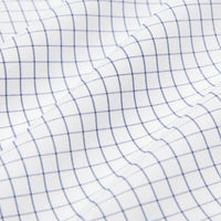 Mizzen + Main - Leeward Long Sleeve Dress Shirt - White Navy Mini Grid