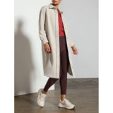MPG Sport - Elevate Longline Shirt Jacket - Linen White