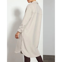MPG Sport - Elevate Longline Shirt Jacket - Linen White