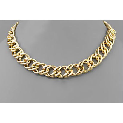 Bold Chain Choker - Gold