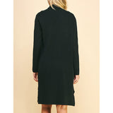 Pinch - Open Knitted Cardigan - Black