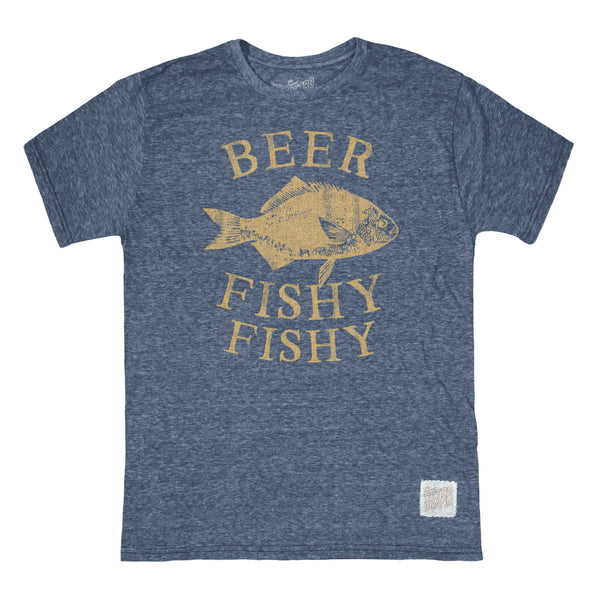 Retro Brand - Beer Fishy Fishy - Streaky Navy