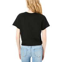 Retro Brand - East Coast Cropped Tee - Vintage Black