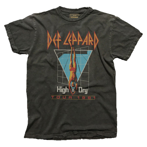 Retro Brand - Def Leppard - Vintage Black