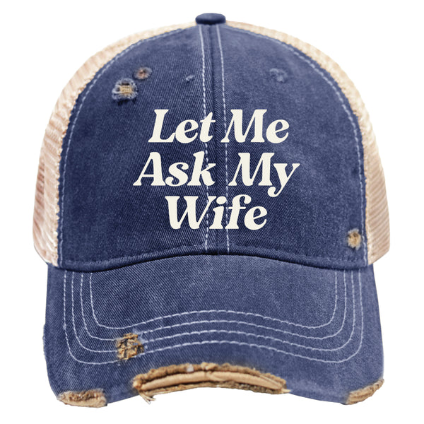 Retro Brand - Let Me Ask My Wife - Navy