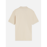 Scotch & Soda - 3 Crosses Pique Relaxed-Fit Garment-Dyed Polo - Eggnog
