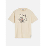 Scotch & Soda - Basquiat Artwork Relaxed Fit T-Shirt - Eggnog