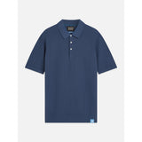 Scotch & Soda - Knitted Regular-Fit Polo - Ensign Blue