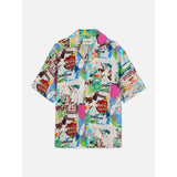 Scotch & Soda - Basquiat Printed Relaxed-Fit Short-Sleeved Shirt - Basquiat Unbreakable