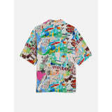 Scotch & Soda - Basquiat Printed Relaxed-Fit Short-Sleeved Shirt - Basquiat Unbreakable