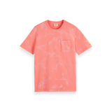 Scotch & Soda - Washed Pocket T-Shirt - Coral Reef