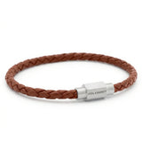 Steel & Barnett - Leather Bracelet Luke Landon - Peanut