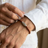Steel & Barnett - Leather Bracelet Luke Landon - Peanut