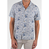 Tailor Vintage - PUREtec cool Linen/Cotton Cabana Shirt - Dragon Print