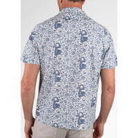 Tailor Vintage - PUREtec cool Linen/Cotton Cabana Shirt - Dragon Print