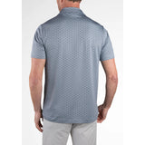 Tailor Vintage - UPF Polyester Jersey Heather Polo - Blue Fog Waves
