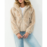 THML - Faux Fur Jacket - Cream