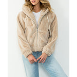 THML - Faux Fur Jacket - Cream
